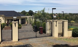 gates with fence 02